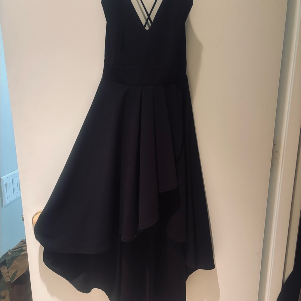 Elegant Black Sleeveless Dress